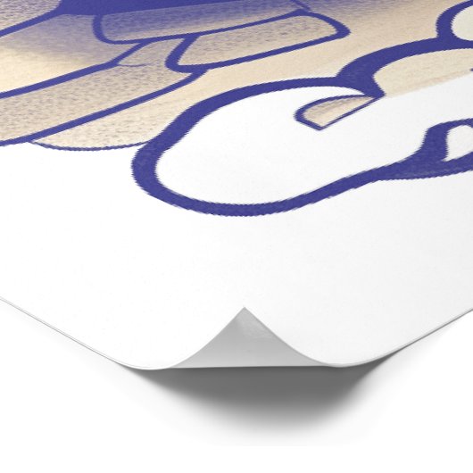 芸者と龍と猫37009 ポスター (角)