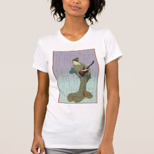 芸者のギター Tシャツ