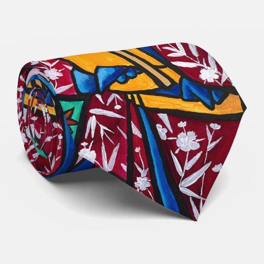 芸者のタイ ネクタイ (ロール)