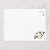 芸者の子ネコの郵便はがき ポストカード (裏面)