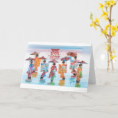 芸者の心の動日本のき カード (黄色い花)