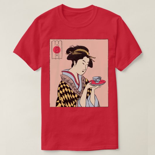 芸者の時間 Tシャツ (デザイン正面)