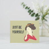 芸者の鼻を選ぶ ポストカード (スタンド正面)