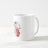 芸者は金の竹の近くに坐る コーヒーマグカップ (正面右)