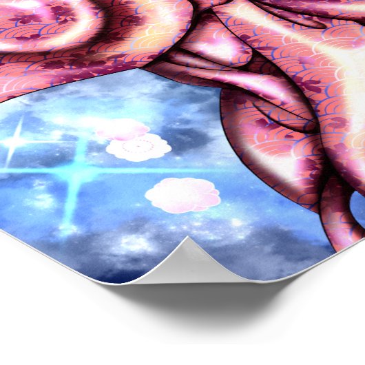 芸者アニメ ポスター (角)