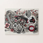 芸者アートジグソーパズル ジグソーパズル (横)