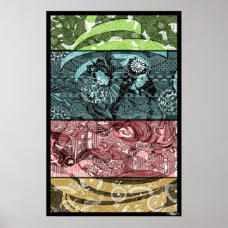 芸者アートポスター ポスター