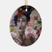 芸者アーバングラフィティ通りアート セラミックオーナメント (右)