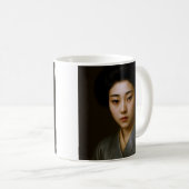 芸者エレガンス肖像画 コーヒーマグカップ (正面右)