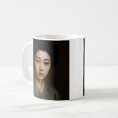 芸者エレガンス肖像画 コーヒーマグカップ (正面左)