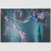 芸者オリエンタルウーマン、チャイノエリー、さくらんぼの花 薄葉紙 (正面)