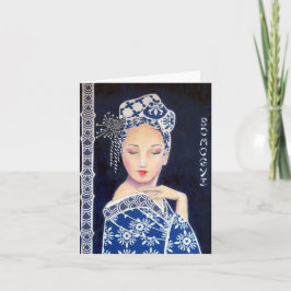 芸者オリジナル芸術挨拶状 カード