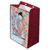 芸者ガールバースデーパーティー ミディアムペーパーバッグ (裏面アングル)