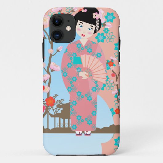 芸者ガールバースデーパーティー Case-Mate iPhoneケース (裏面)