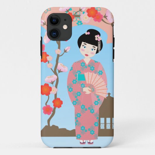 芸者ガールバースデーパーティー Case-Mate iPhoneケース (裏面)