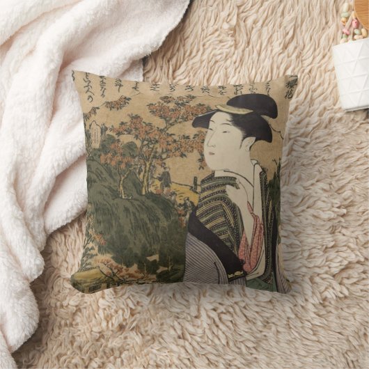 芸者ガール クッション (ブランケット)