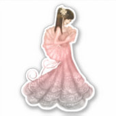 芸者ガール シール (正面)