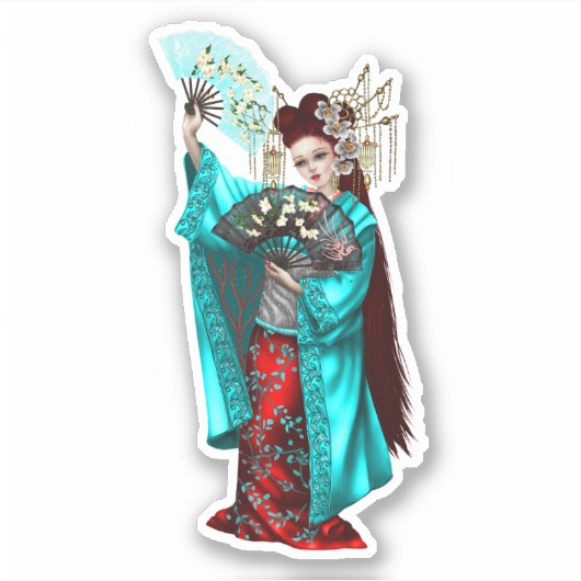 芸者ガール シール (正面)