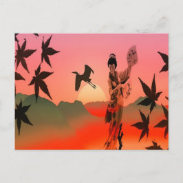 芸者ガール ポストカード