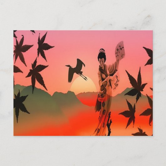 芸者ガール ポストカード (正面)