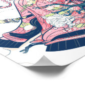 芸者ガール・with Dragon and Cats 37003 ポスター (角)