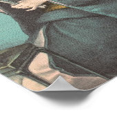 芸者クラシックヴィンテージポートレート ポスター (角)