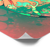 芸者サイケデリック ポスター (角)