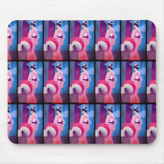 芸者ダンス マウスパッド (正面)