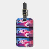 芸者ダンス ラゲッジタグ (正面縦)