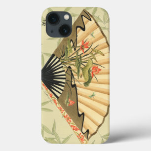 芸者ファンと葉フローラプリント iPhone 13ケース