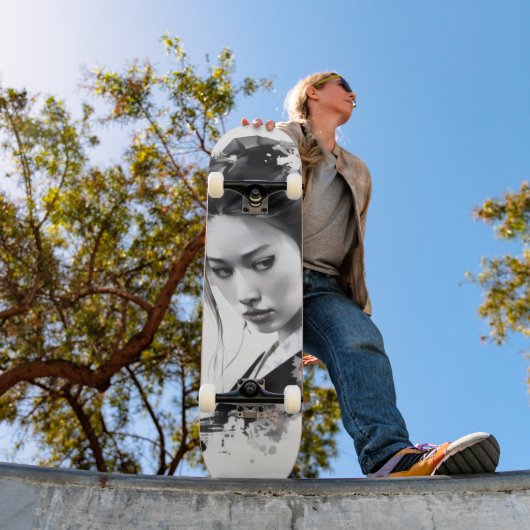 芸者ブラックインク スケートボード (室外1)