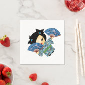 芸者ブルー スタンダードカクテルナプキン (インサイチュ)