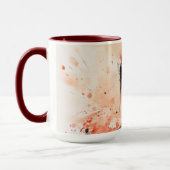 芸者マグカップ – 日本デザイン俳句コーヒーモーニング マグカップ (左)