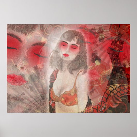 芸者占いのポスター ポスター (正面)