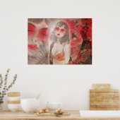 芸者占いのポスター ポスター (キッチン)