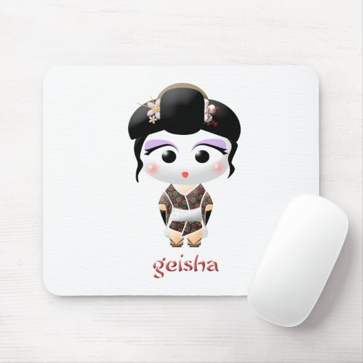 芸者女の子 マウスパッド (マウス)