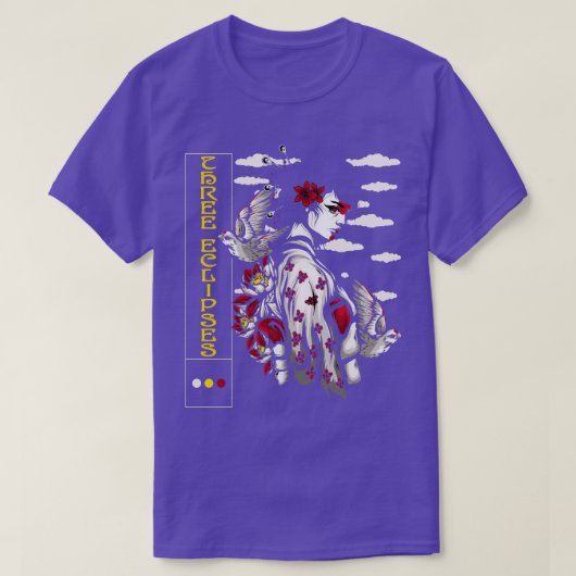 芸者日本のスズメバチ未来主義 Tシャツ (デザイン正面)