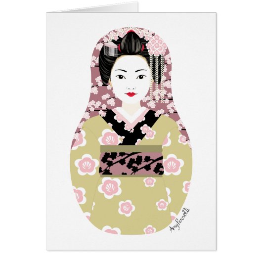 芸者日本のマトリョシカ (正面)