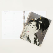 芸者日本のヴィンテージ東洋着物 プランナー手帳 (ディスプレー)