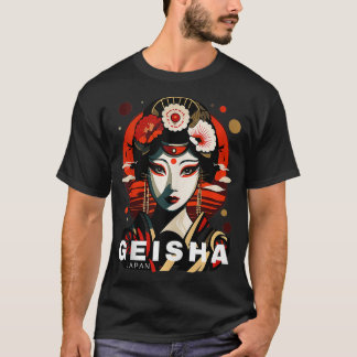 芸者日本の伝統デザイン芸者東京おもしろい Tシャツ
