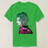 芸者日本の侍1061 Tシャツ (デザイン正面)