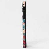 芸者日本の女美しいさくらんぼ花開く Case-Mate iPhoneケース (裏面/左)