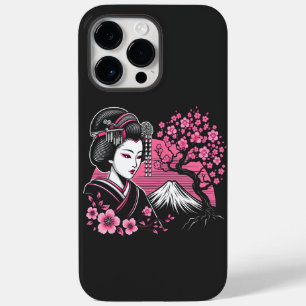 芸者日本の山富士日本のさくらんぼ咲き Case-Mate iPhone 14 PRO MAXケース
