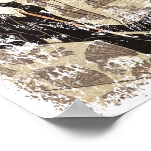 芸者日本の ポスター (角)