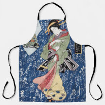 芸者日本の（1828年）渓斎英泉 – 4芸術的月