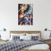 芸者東京シティナイトキャンバスアート キャンバスプリント (インサイチュ (寝室))