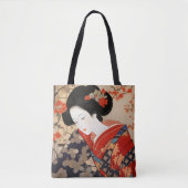 芸者浮世絵日本の術 トートバッグ (正面)