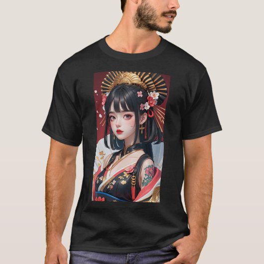 芸者海賊1 Tシャツ (正面)