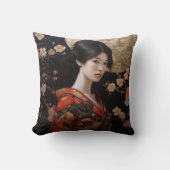 芸者美女 クッション (正面)