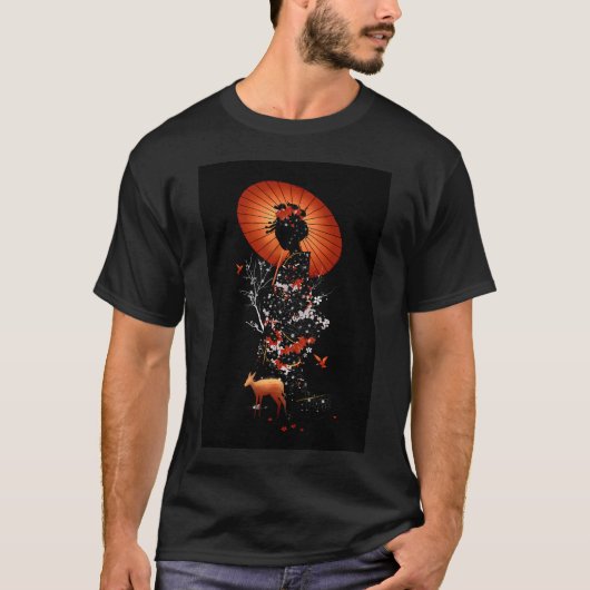 芸者自然 Tシャツ (正面)